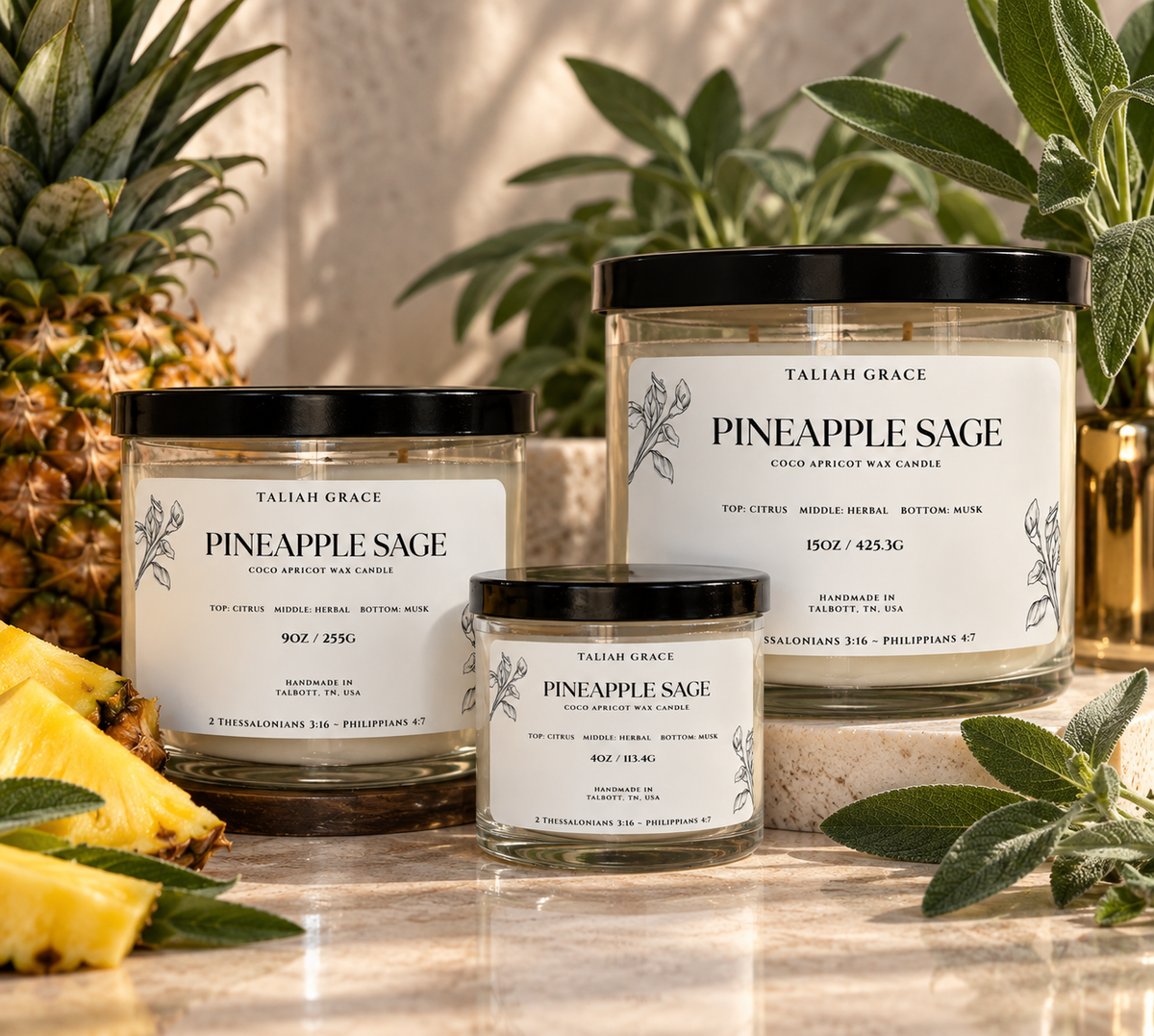 Pineapple Sage Candle