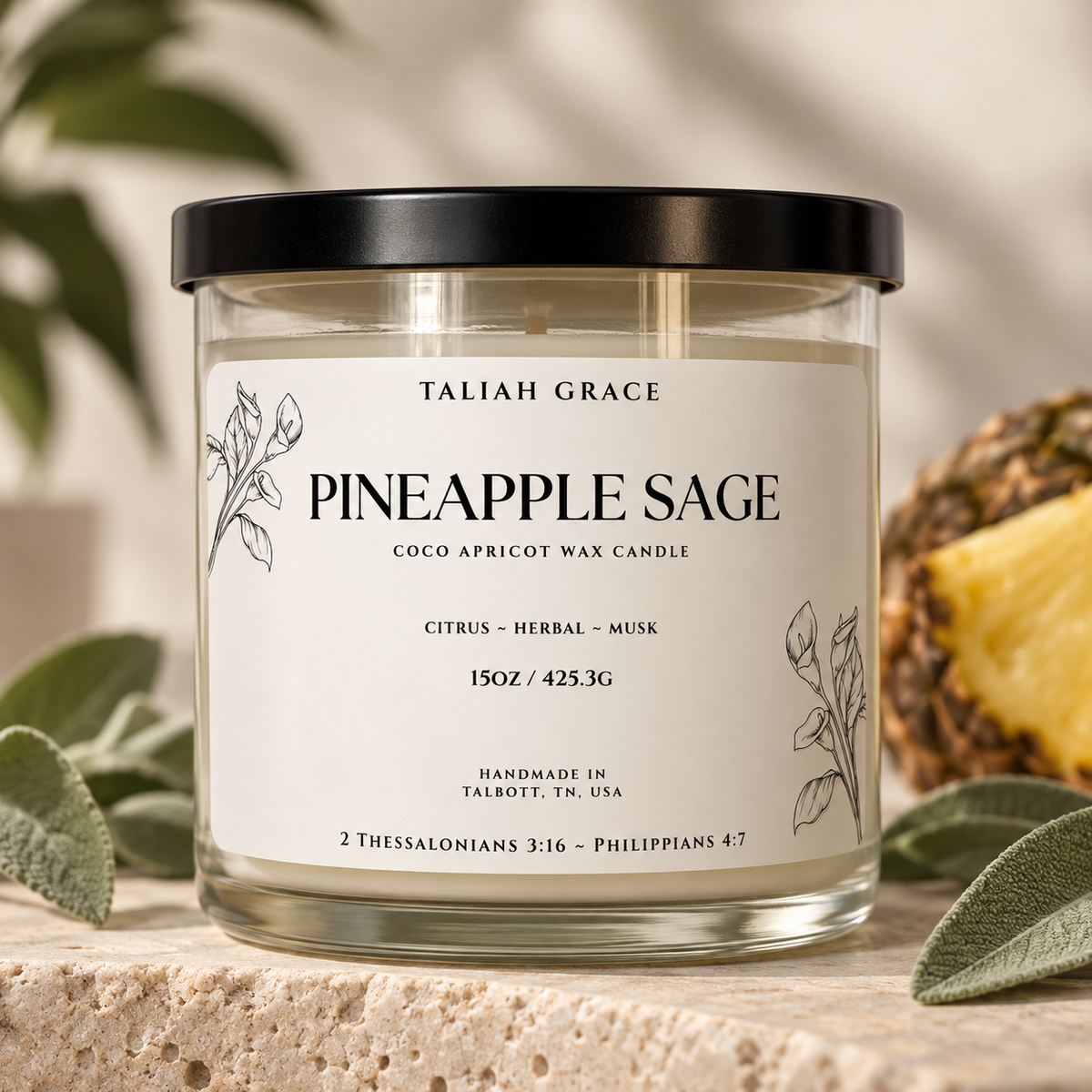 Pineapple Sage Candle